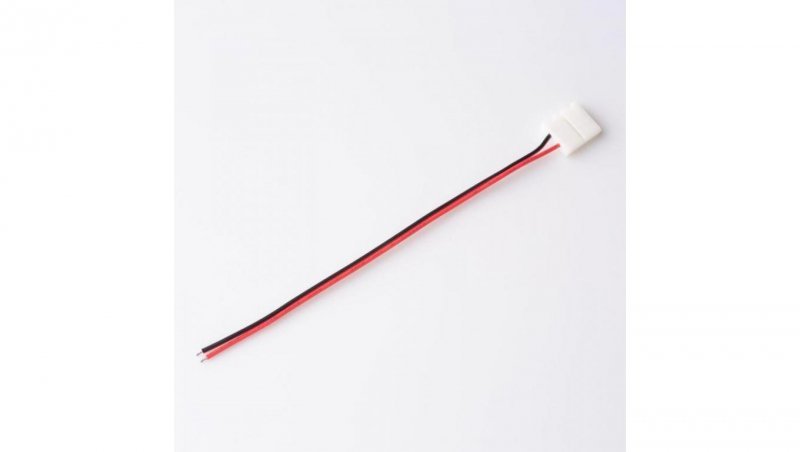 Złączka LED MONO 10mm jednostronna z przewodem