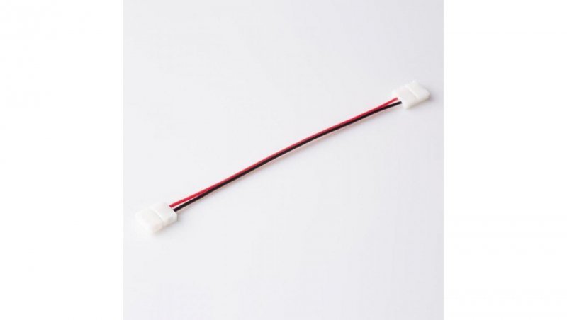 Złączka LED MONO 8mm dwustronna z przewodem