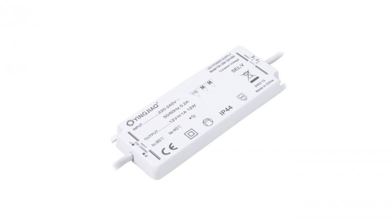 Zasilacz stałonapięciowy LED Yingjiao YSL12M 24V 0,5A 12W