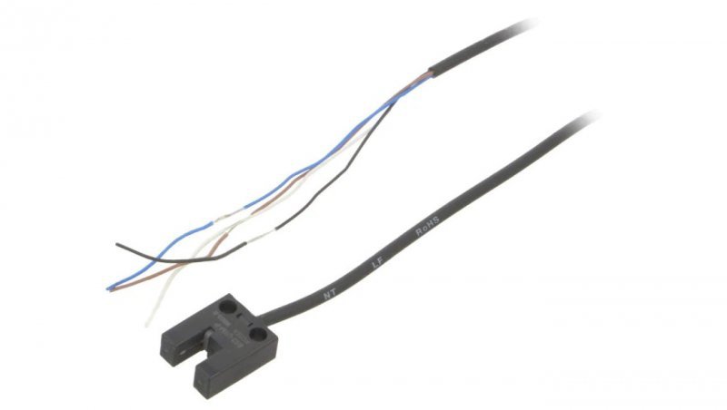BS3-U1M-P Czujnik fotoelektryczny o zasięgu 5mm, PNP, DARK-ON, LIGHT-ON, 50mA