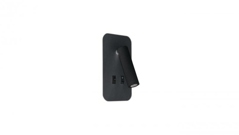 IDEUS OTELLO LED D 6W+3W BLACK
