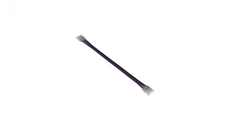 Złączka do taśmy led SMD/RGB kolor 10mm taśma-przewód 15cm-taśma