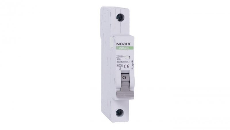 Wyłącznik nadprądowy S bezpiecznik 1-fazowy B32 (B 32A) 1-biegunowy 1P (230/400V AC) 0,75 modułu SLIM NOARK