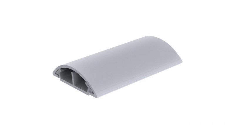 Listwa maskująca przewody TV maskownica uniwersalna napodłogowa naścienna 34x10mm jasno szara 2m KOPOS / 2 m /