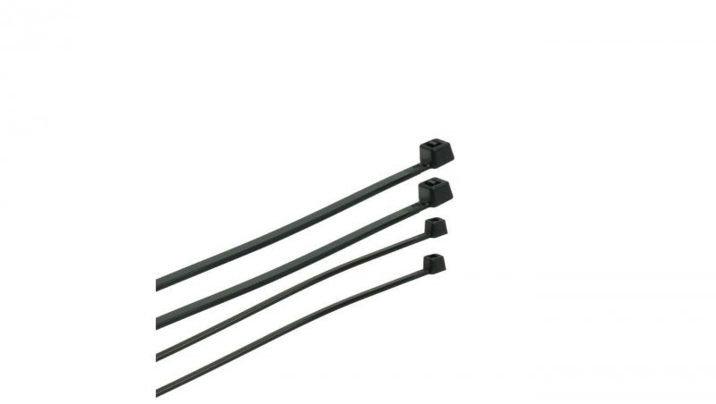 Opaska kablowa 3,6x200 czarna OK-3620C W-00605 /100szt./