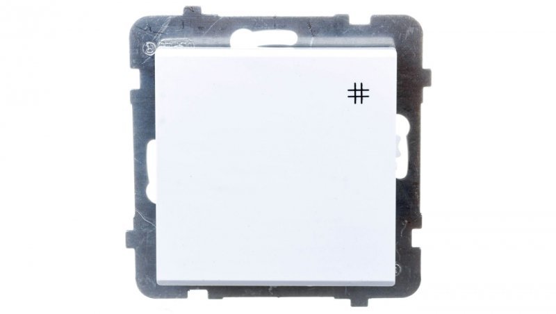 SONATA Łącznik krzyżowy biały mat ŁP-4R/m/75