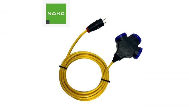 EXTREME Przedłużacz 3x1,5 PUR H07BQ-F 20m 3-fach 1320920