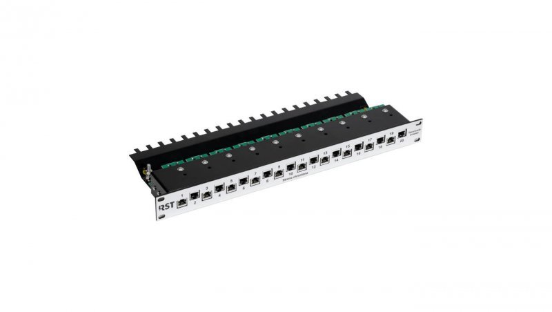 Zabezpieczenie przeciwprzepięciowe do 4 kanałów sieci LAN / IP-CCTV RST SAFE NET POE /301 204/