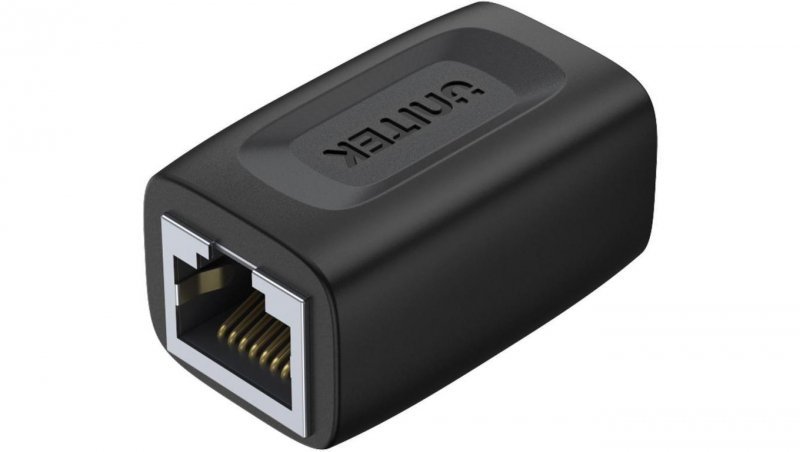 Unitek A1026BK Łącznik RJ45 (F) - RJ45 (F) Cat.6 1 Gbps