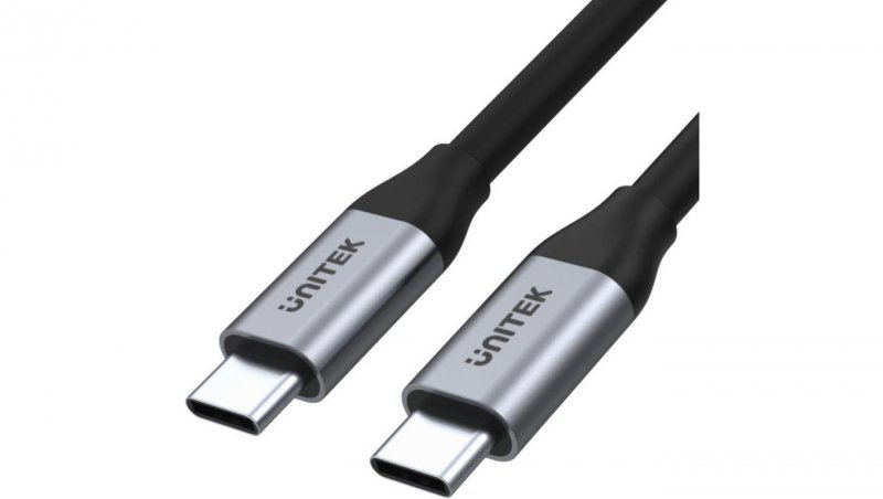 Przewód USB Unitek C14082ABK USB-C na USB-C 10Gbps 4K 60Hz 20V/5A