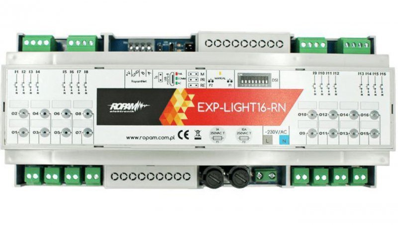 ROPAM STEROWNIK OŚWIETLENIA EXP-LIGHT16-RN