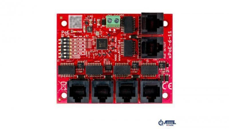 SWITCH 5-PORTOWY POE ATTE xPoE-6-11-OF