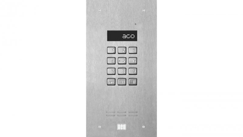 ACO INSPIRO 1S+ Centrala Slave 1020 lokali LCD, stal nierdzewna