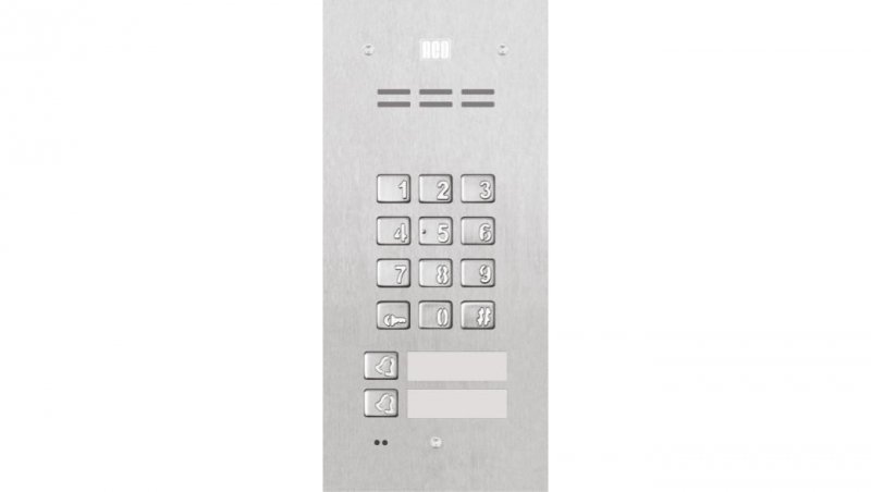 ACO FAM-P-2NPZSACC panel pod tynk 2-rodzinny czyt. brel. zamek szyfr.