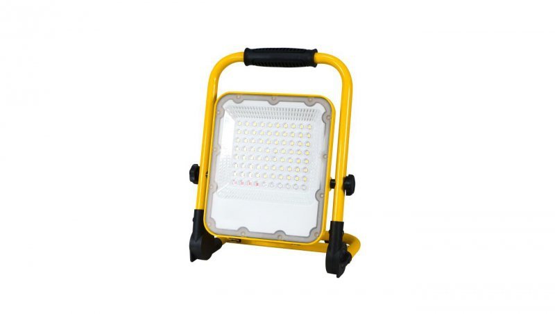 NAŚWIETLACZ PRZENOŚNY LED Z AKUMULATOREM 3,7Vx10Ah 1700lm 865 IP65 LFP050