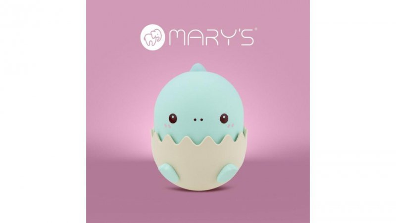 MARYS LAMPKA NOCNA LED BABY DINO NIEBIESKI