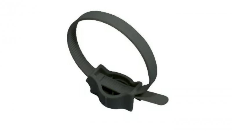 Uchwyt z opaską kablową, nylon, średnica 16-32 mm, czarny, 100 szt. /opak. = 100 szt./ (432TBT) CELO