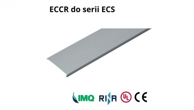 Pokrywa do koryta grzebieniowego serii ECS szer.80mm /2m/ ECCR80G/ opak. 100m/