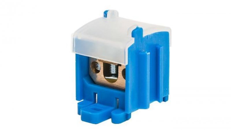 Listwa zaciskowa odgałęźna WLZ 1 x 35mm2 + 4 x 16mm2 Niebieski WLZ-35/4x16/N