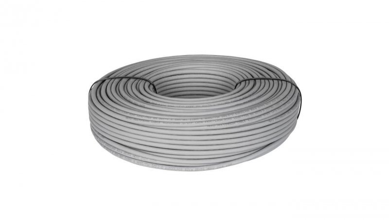 Kabel UTP kat.6 U/UTP 4x2x0,56 B2ca szary LSOH NEKU 50m