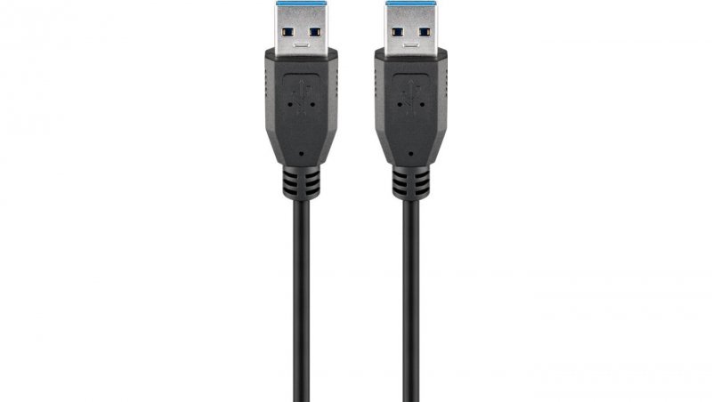 Kabel USB 3.0 Superspeed, Czarny - Długość kabla 5 m