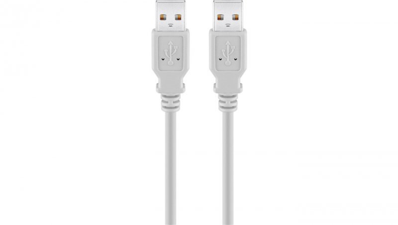 Kabel USB 2.0 Hi-Speed 1,8 m, Szary - Długość kabla 1.8 m