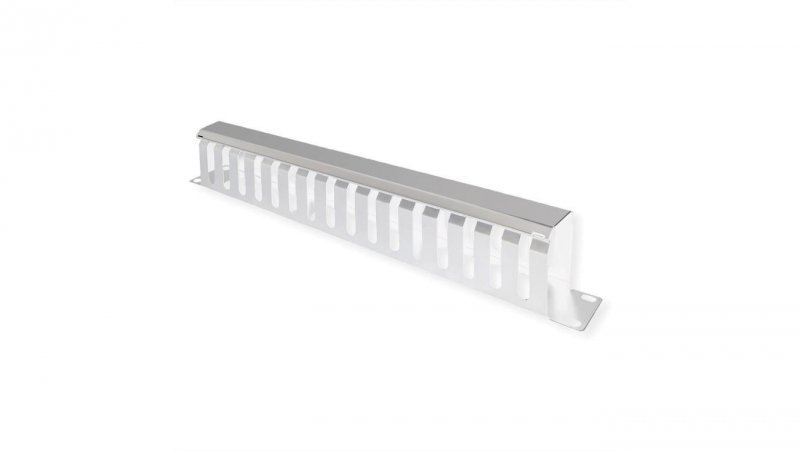 VALUE 19 Płyta przednia 1 U z kanałem manewrowym 40 x 80 mm, szara