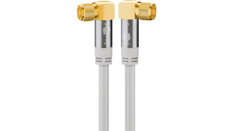 Kabel antenowy SAT (typ 135 dB), poczwórne ekranowanie - Długość kabla 2 m