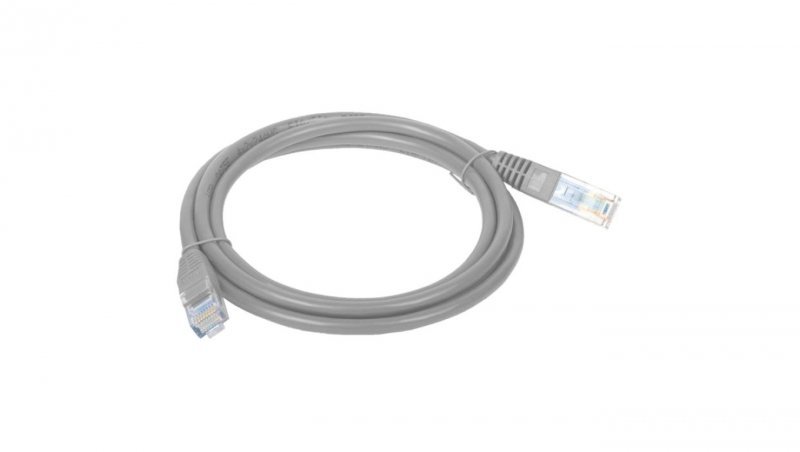 Patchcord UTP kat.6A kabel sieciowy LAN 2x RJ45 linka szary 7m