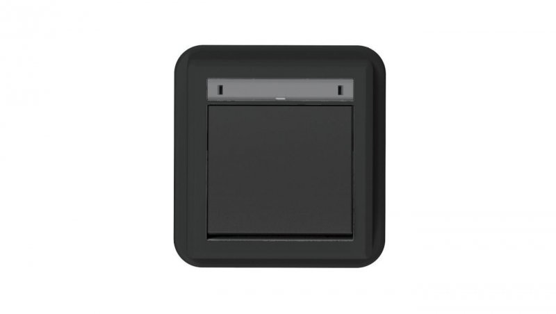 AQUANT 2K łącznik podtynkowy 1-biegunowy (schodowy) antracytowy 5001-77