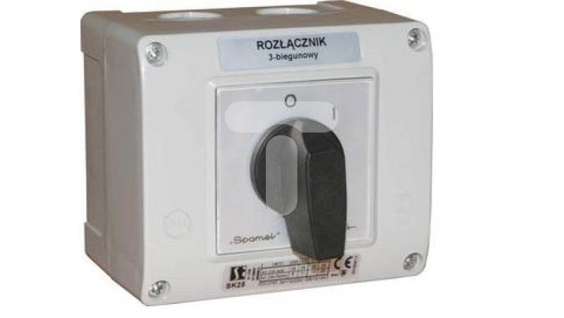 Łącznik krzywkowy 0-1 2P 50A w obudowie SK40-1.828OB13