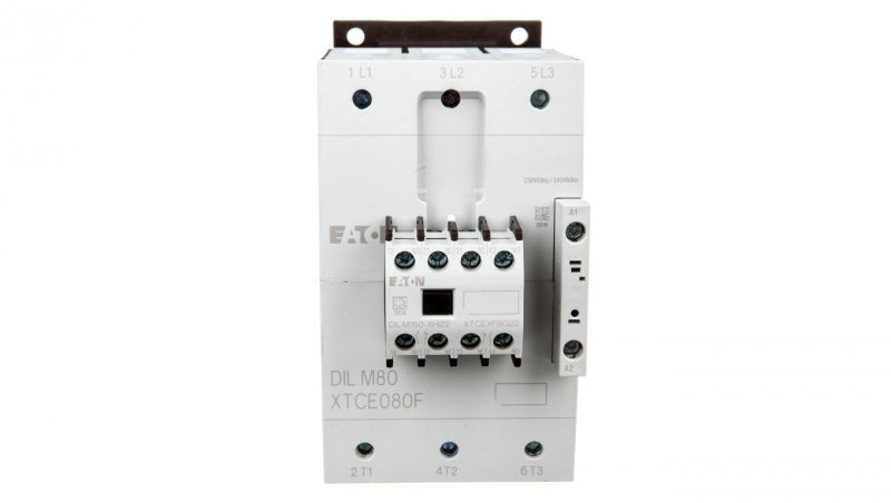 Stycznik mocy 80A 3P 230VAC 2Z 2R DILM80-22(230V50HZ,240V60HZ) 239449