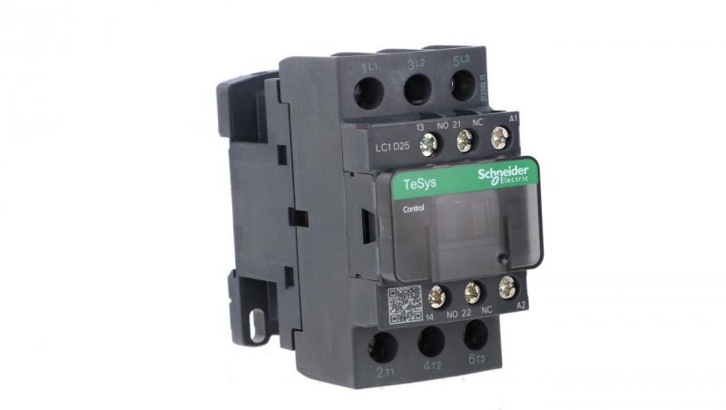 Stycznik mocy 25A 3P 400V AC 1Z 1R LC1D25V7
