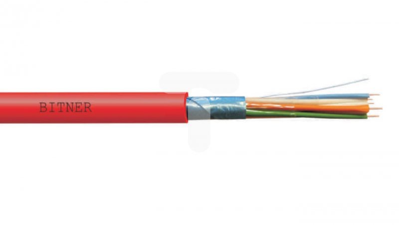 Kabel telekomunikacyjny ognioodporny HTKSHekw PH90 4x2x0,8 /bębnowy/