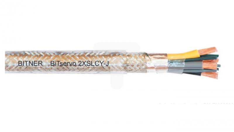 Przewód do przetwornic BiTservo 2XSLCY-J 4G2,5 0,6/1kV IP0051 /bębnowy/
