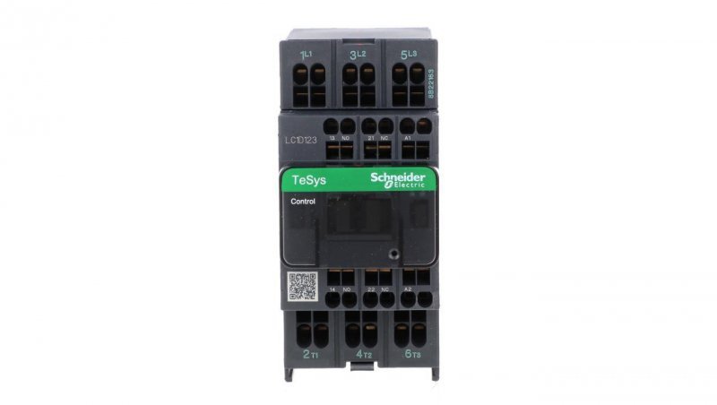 Stycznik mocy 12A 3P 24V 50/60Hz 1Z 1R LC1D123B7