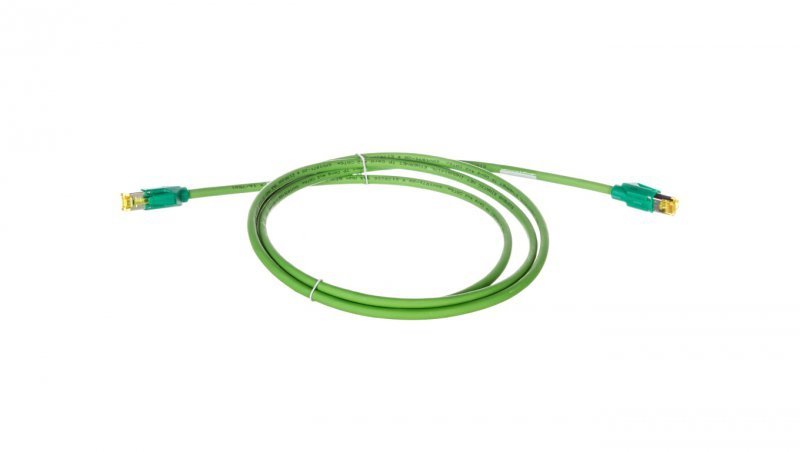 Kabel krosowy (Patch Cord) SF/UTP kat.6A zielony 2m 6XV1870-3QH20