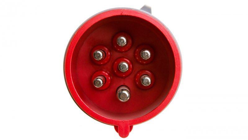 Wtyczka przenośna 32A 7P 400V czerwona IP44 SHARK 027-6V