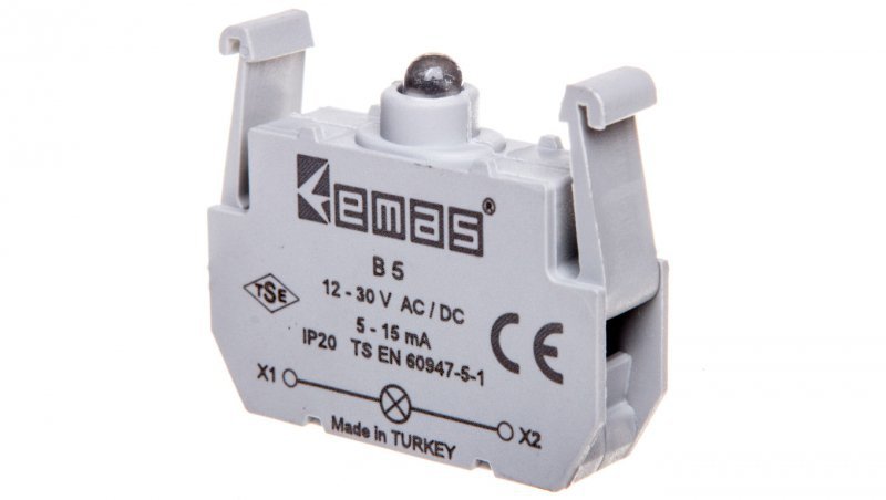 Element podświetlający biały 12-30V AC/DC do przycisków B LED T0-B5