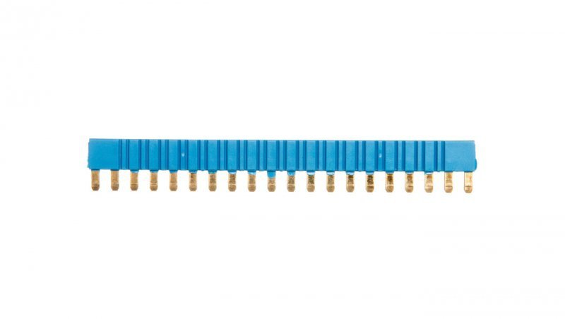 Mostek grzebieniowy 20-torowy 36A 250V niebieski do zacisków A1 lub A2 093.20
