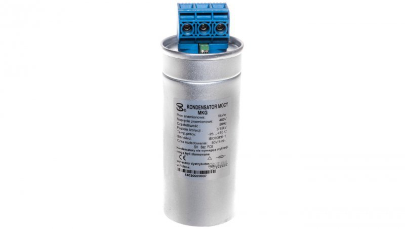 Kondensator gazowy MKG niskich napięć 5kVar 400V KG MKG-5-400