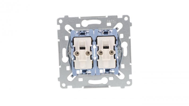 Simon 54 Łącznik schodowy podwójny z podświetleniem mechanizm 10AX 250V SW6/2XLM