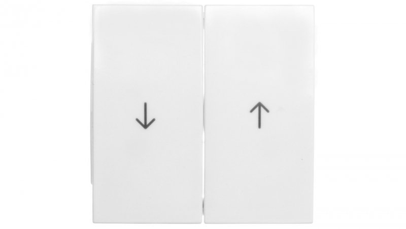 B.Kwadrat Klawisz podwójny symbol /strzałka/ biały 5316258999