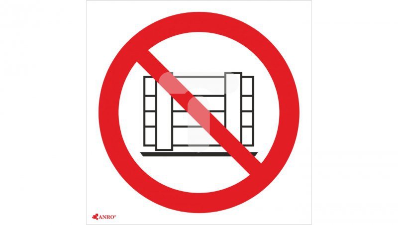 Tabliczka ostrzegawcza /Nie zastawiać 200x300/ IP/023/1/C1/F
