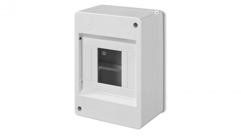 Rozdzielnica modułowa 1x4 natynkowa IP30 MINI S-4 EP-nt 1/4 EP-LUX zacisk PE+N 2304-10