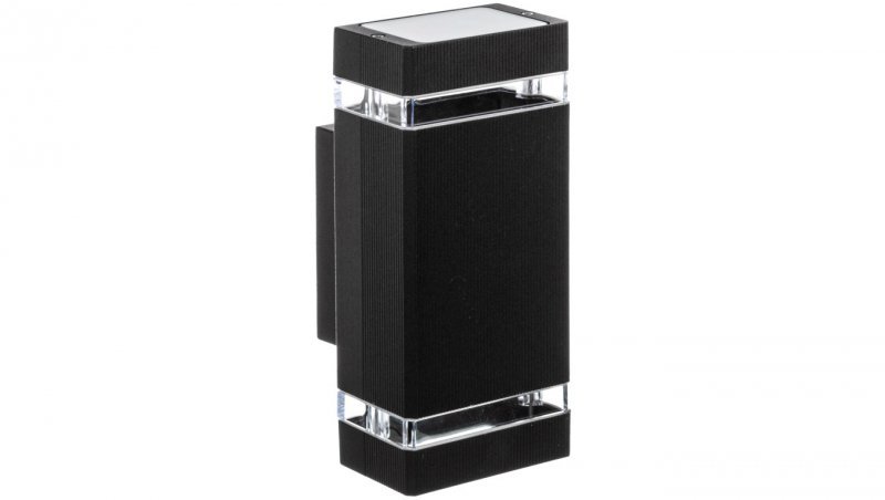 Oprawa ścienna dwukierunkowa nessa GU10 max. 50W IP54 220-240V AC czarna LD-NESSAGU10D-20