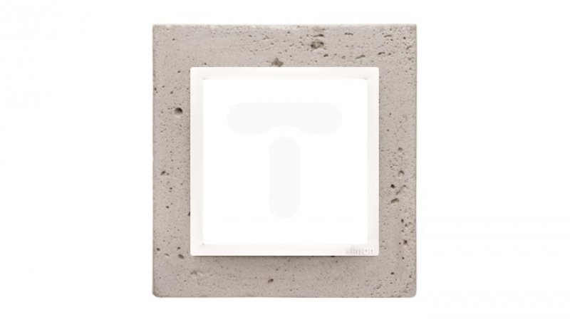 Simon 54 Nature Ramka pojedyncza beton - AL BETONE DRN1/91