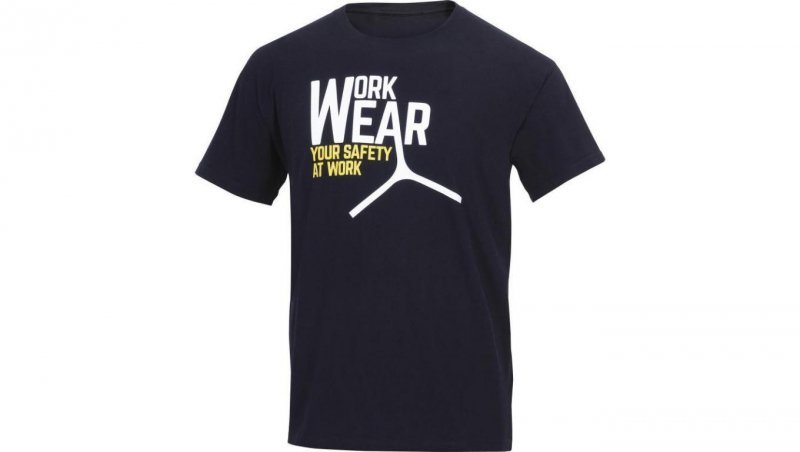 T-shirt z bawełny 100% 180 g/m2  zaokrąglony pod szyją kolor czarny rozmiar XL LAZIONOXG