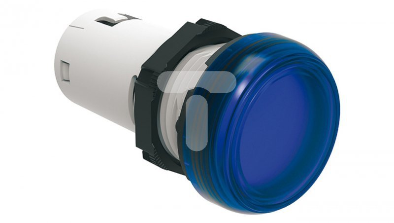 Lampka sygnalizacyjna LED jednoczęściowa niebieska 230V AC LPMLM6