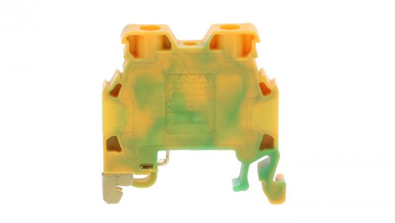 Złaczka uniwersalna śrubowa, uziemiająca MTK 4mm2 żółto-zielona T0-1293
